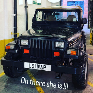 Jeep Wrangler 4L Limited Black with Tan Leather Interior - 1994 Classic (UK)